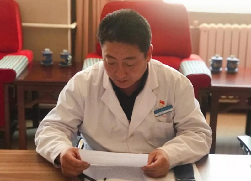 省藏医院党委集中学习《中共中央国务院关于促进中医药传承创新发展的意见》(图5)